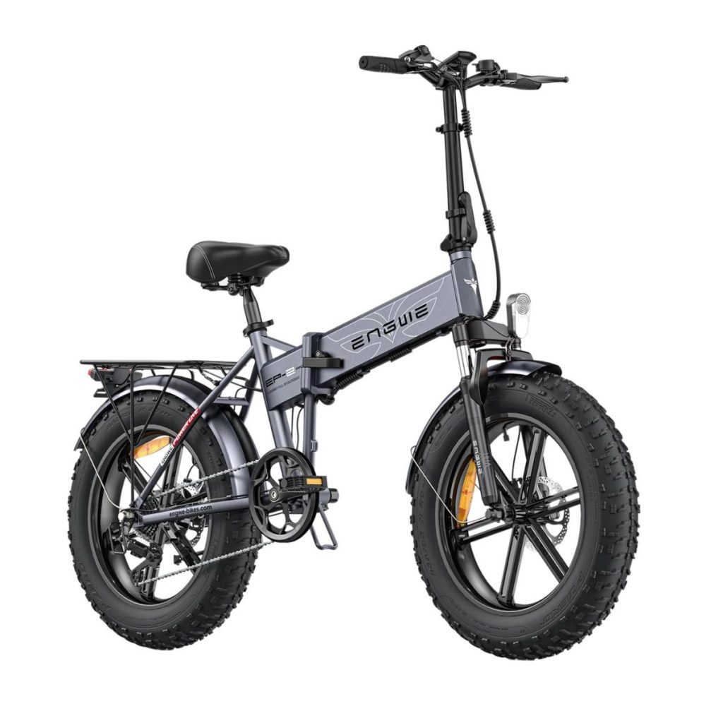 Engwe EP-2 PRO elektrobicykel v šedej farbe s výkonom 750W a dojazdom 80km
